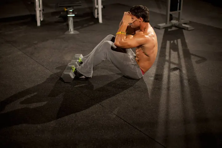 3/4 Sit-Up — End position