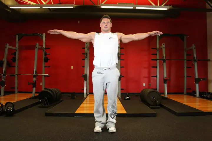 Arm Circles — Start position
