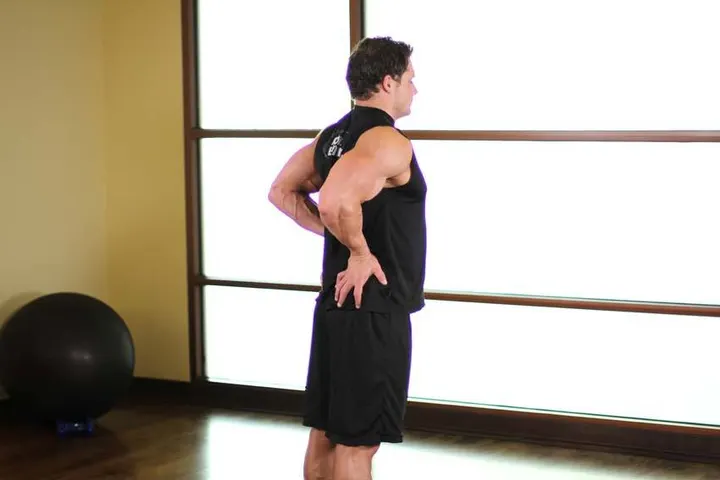 Elbows Back — End position