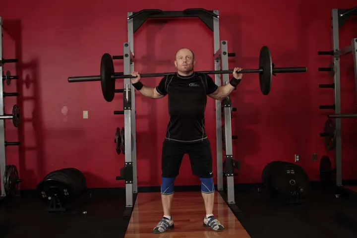 Heaving Snatch Balance — Start position