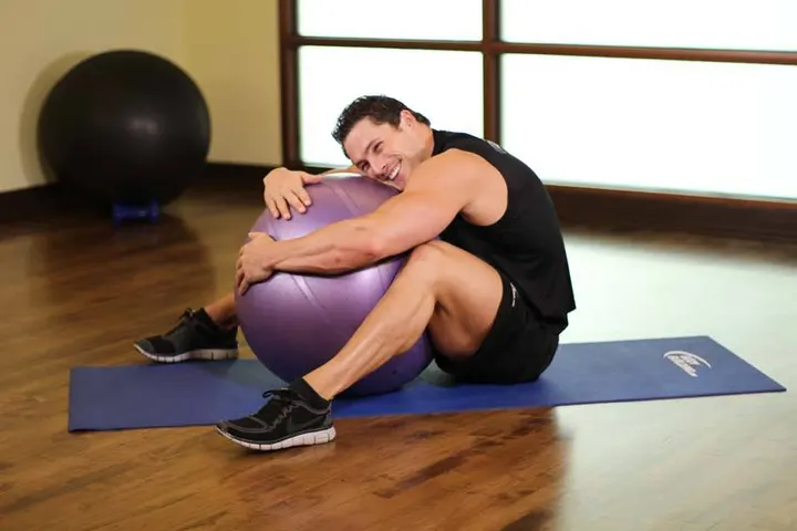 Hug A Ball — End position