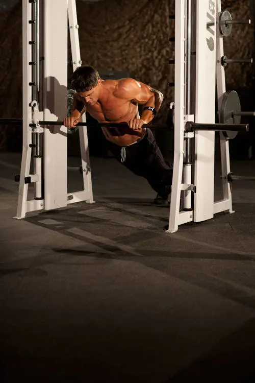 Incline Push-Up Medium — End position