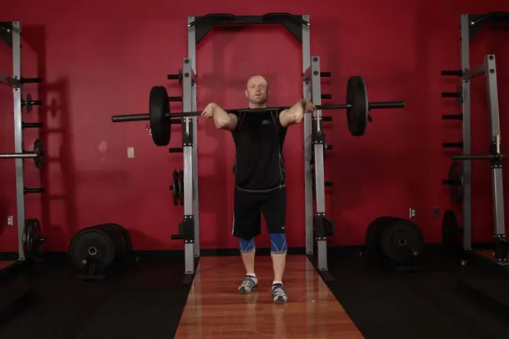 Jerk Balance — Start position