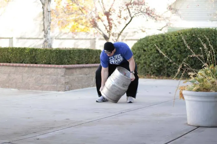 Keg Load — Start position