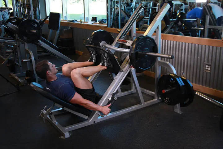 Leg Press — End position