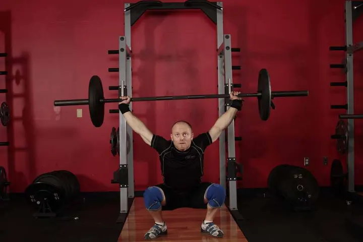 Overhead Squat — End position