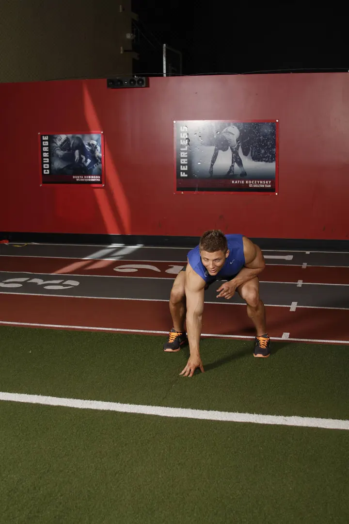 Return Push from Stance — Start position