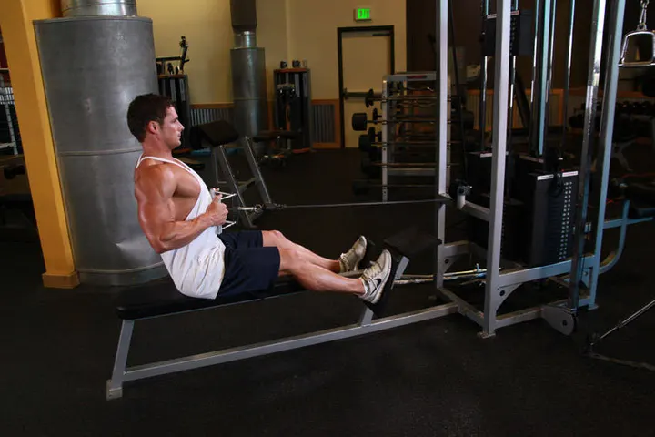 Seated Cable Rows — End position