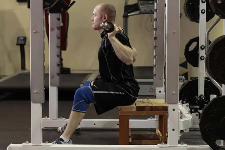 Seated Good Mornings — Start position