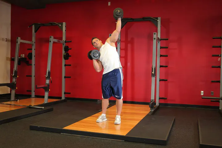 See-Saw Press (Alternating Side Press) — End position