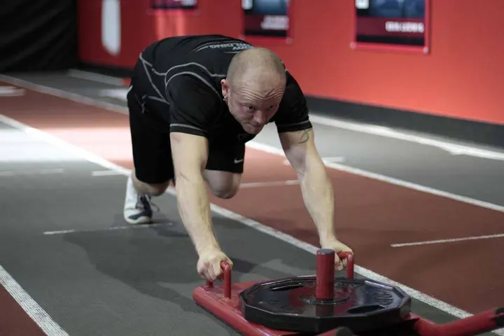 Sled Push — End position