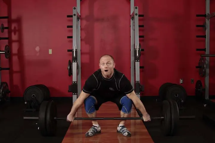 Snatch Deadlift — Start position