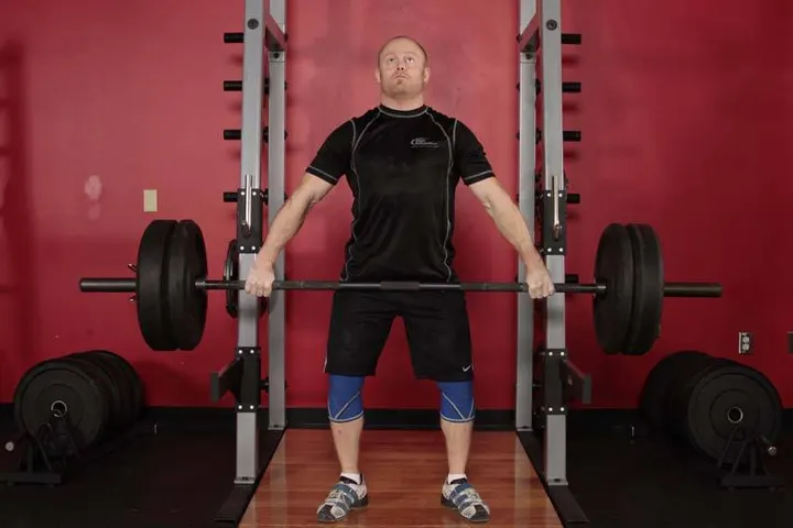 Snatch Shrug — Start position