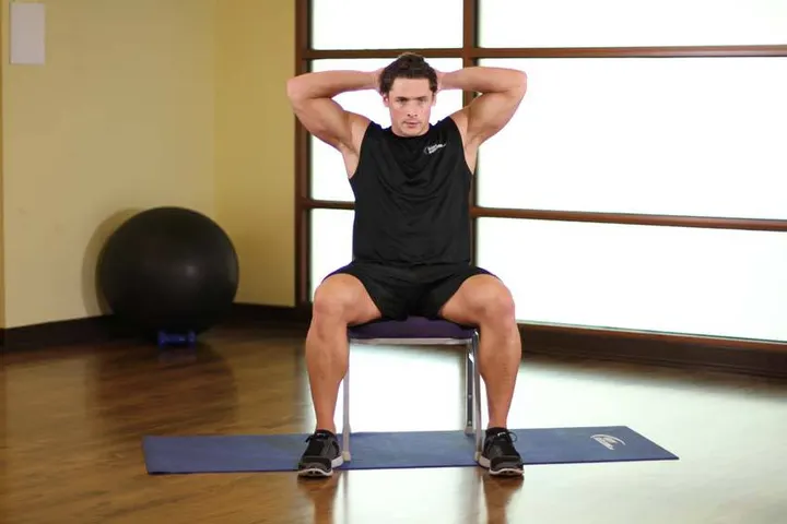Spinal Stretch — Start position