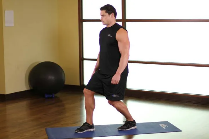 Standing Hip Flexors — Start position