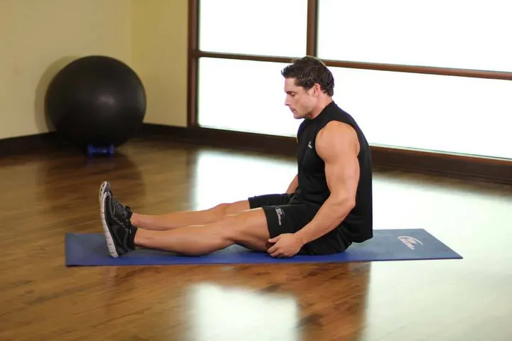 Upper Back-Leg Grab — Start position